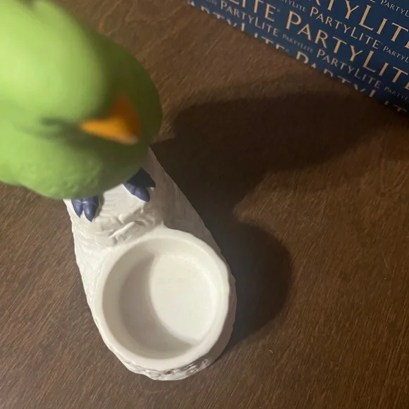 Partylite Verde Parrot Tealight Candle Holder P93014 With Original Box Bird - Picture 7 of 11